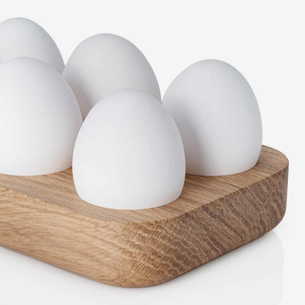 Pre-Order - Wooden Egg Holder - Oak